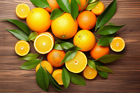 甘甜的柑橘背景图片