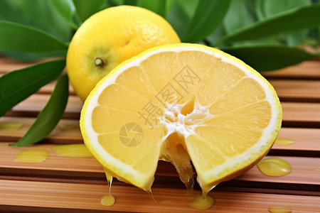 健康养生的柠檬图片