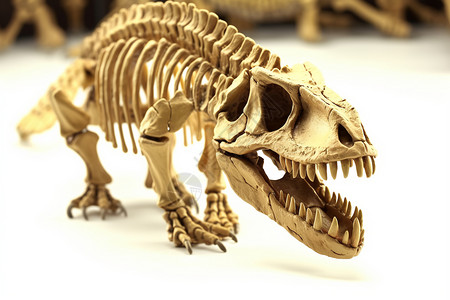 侏罗纪恐龙化石图片
