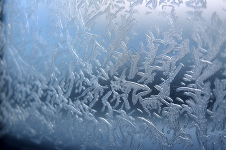 天气图案窗户上结的冰设计图片