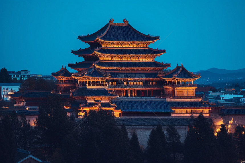中国古式建筑图片