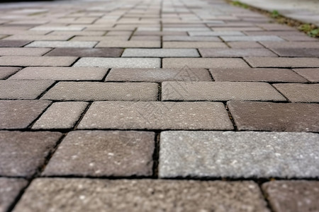 正方形瓷砖路面图片