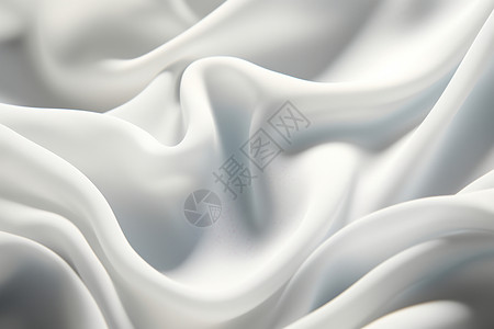 白色光滑的丝绸布料背景图片