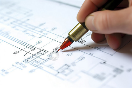电气工程设计草图高清图片