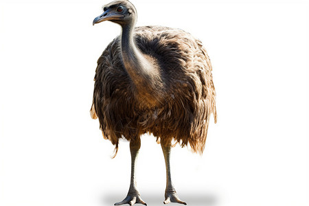 哺乳动物长脖子鸟背景图片