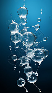 水分子的结构高清图片