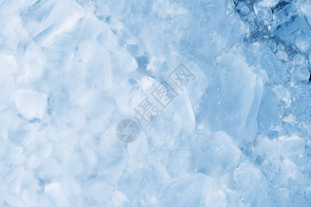 冬天冰冻的冰川图片