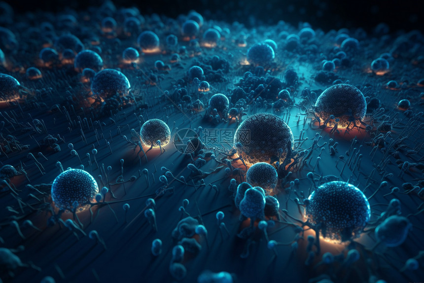 医学细胞分子结构图片