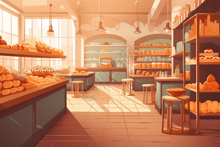 面包店和咖啡馆图片