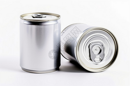 可回收利用的饮料罐背景图片