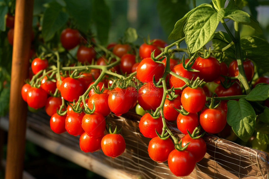 番茄种植果园图片