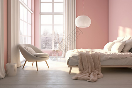 现代简约卧室装饰图片