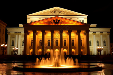 莫斯科大剧院的外观图片
