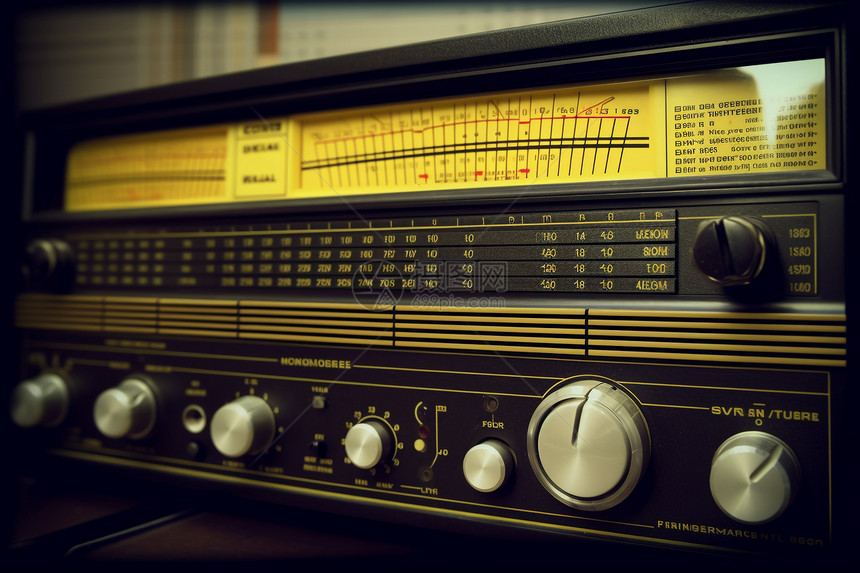 老式的收音机图片