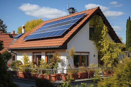 家用太阳能发电板图片