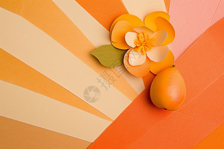 创意形状桃色背景设计图片