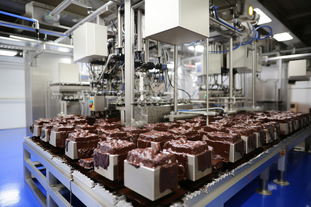 食品工厂巧克力生产背景
