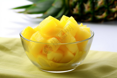 美味的水果美味芒果块高清图片