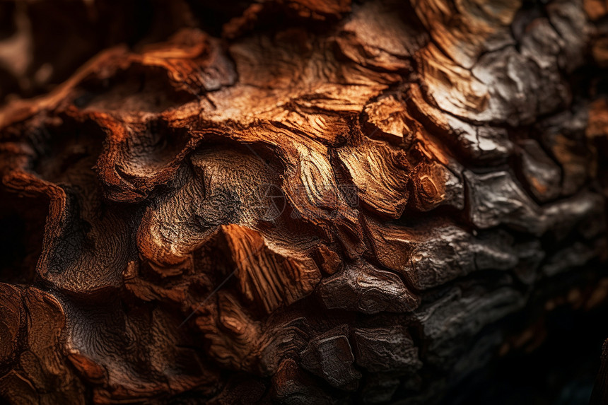 自然光源的树皮图片