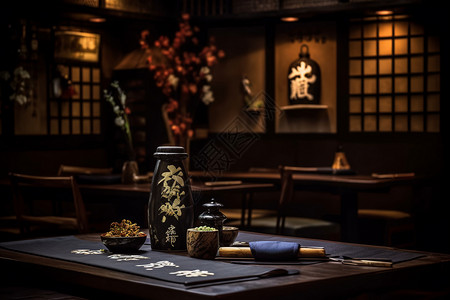 日本居酒屋室内居酒屋背景