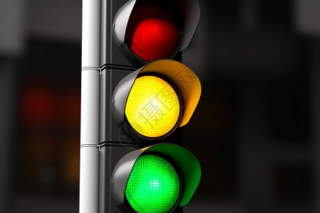 交通安全控制灯高清图片