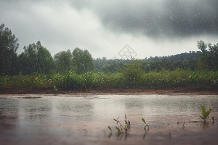 降雨的天气图片