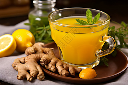 姜黄素果汁黄素高清图片