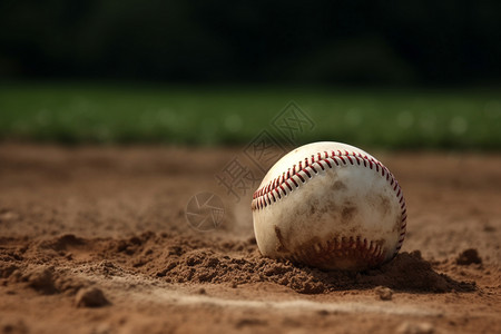 田径场里的棒球图片