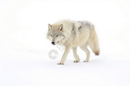 捕猎的狼王食肉自然高清图片