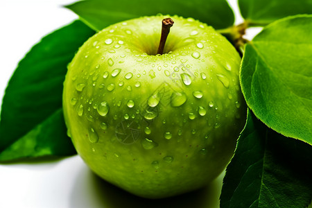绿色的苹果图片