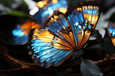 梦幻素材翅膀野生的蝴蝶翅膀背景