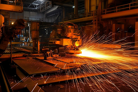 钢铁加工厂图片