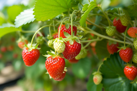 种植的草莓图片
