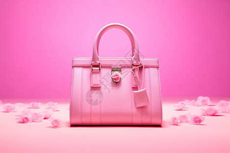 芭比幻粉色手提包背景图片