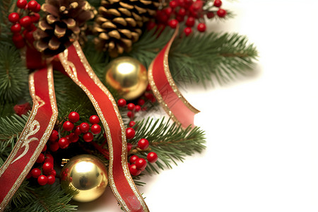 圣诞节铃铛装饰背景图片