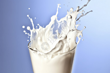 新鲜的牛奶背景图片