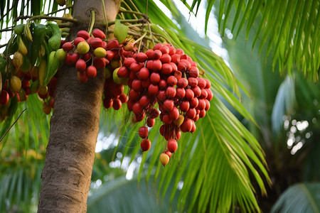 棕榈树的果实图片