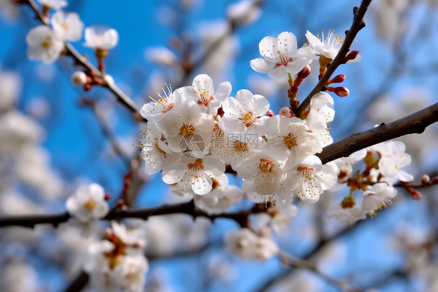 春天樱花盛开花瓣图片