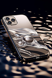 金属的手机壳背景图片