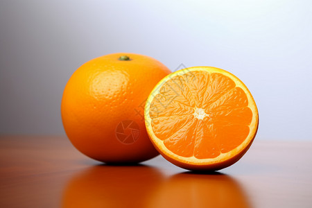 富含维生素c的脐橙背景图片