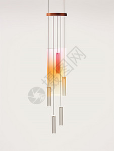 彩色设计的风铃图片