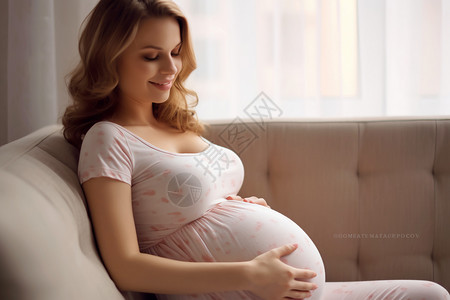 怀孕的女性图片