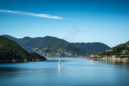 库克海峡的海景图片