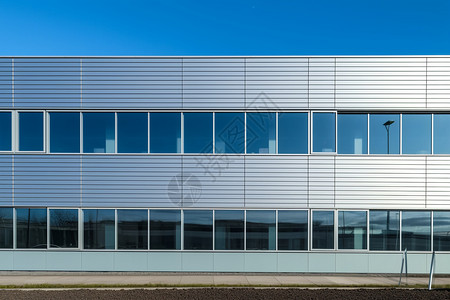现代铝合金面板办公楼图片