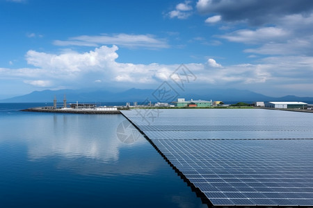 工业太阳能技术背景图片
