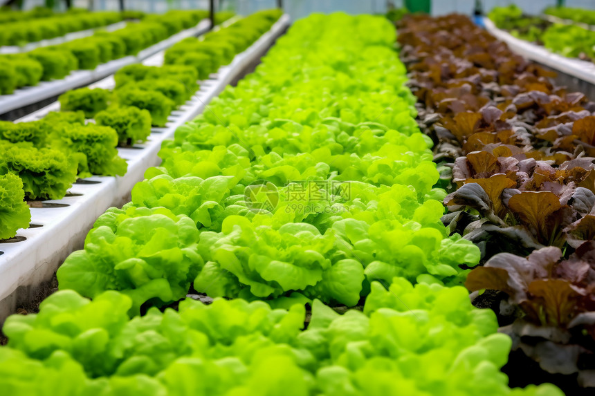 温室里种植的蔬菜图片