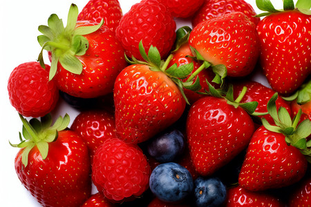 健康营养的草莓图片