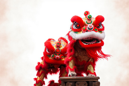 中国文化舞狮图片