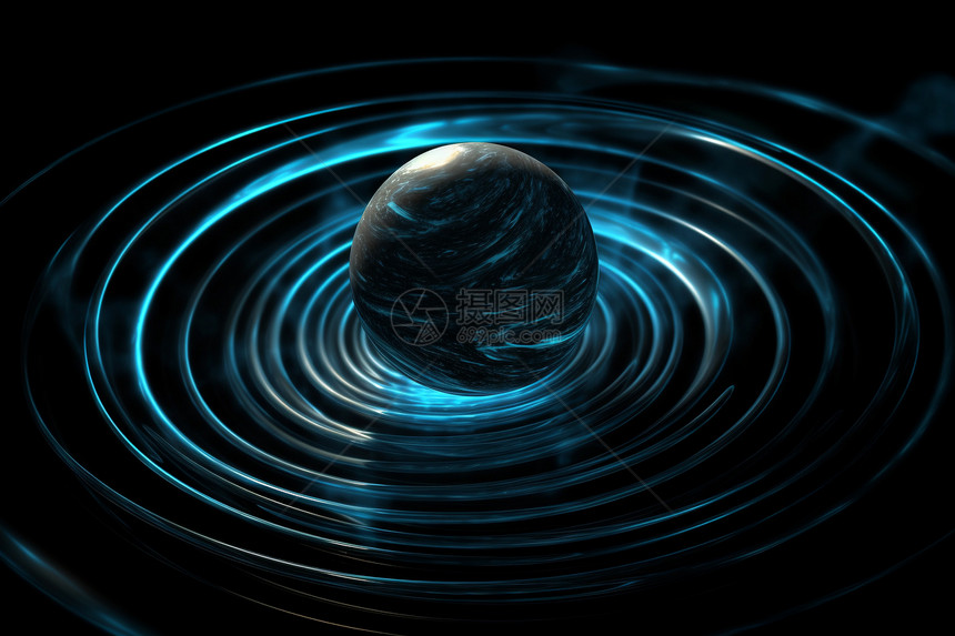 星球运动旋涡轨道概念图图片