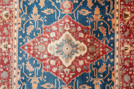 传统编织地毯背景图片